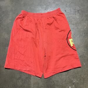 Vintage 80s 90s The Pump Reebok Red Cotton Shorts 32x8